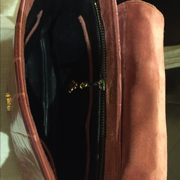 Vintage Gucci crocodile purse in dusty rose - Picture 6 of 8